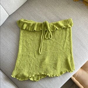 Green FP Sweater Top